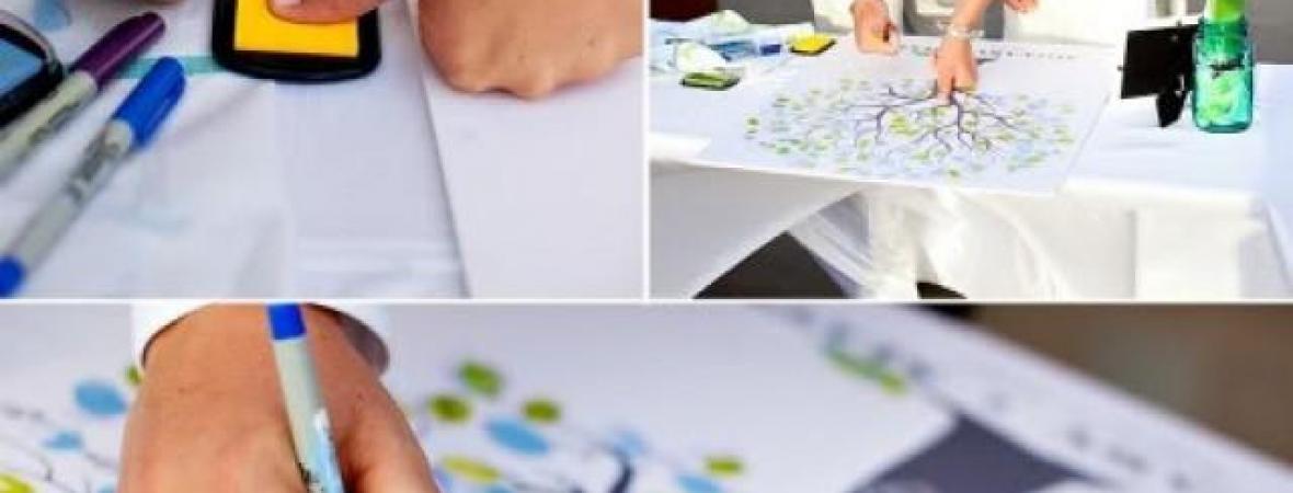 guest book table