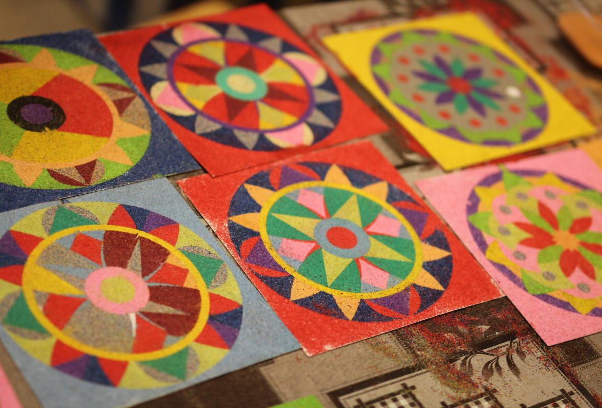 2017 09 26 Smėlio mandala 