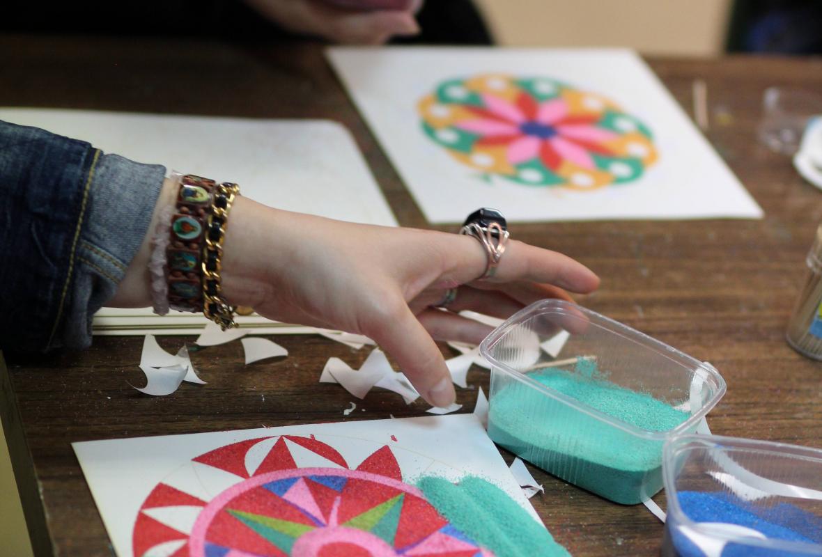 2017 09 27 Smėlio mandala 