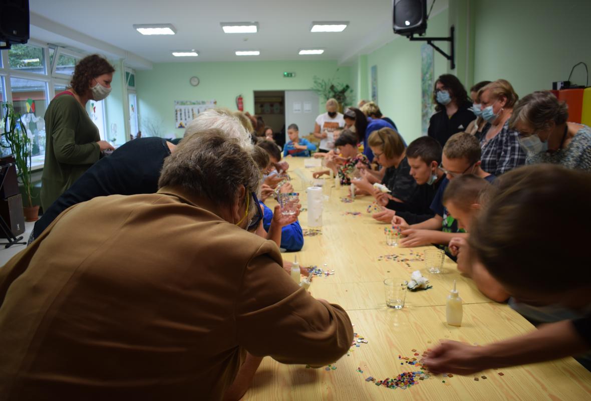 2021 08 19 Mozaikos žibintų dirbtuvės
