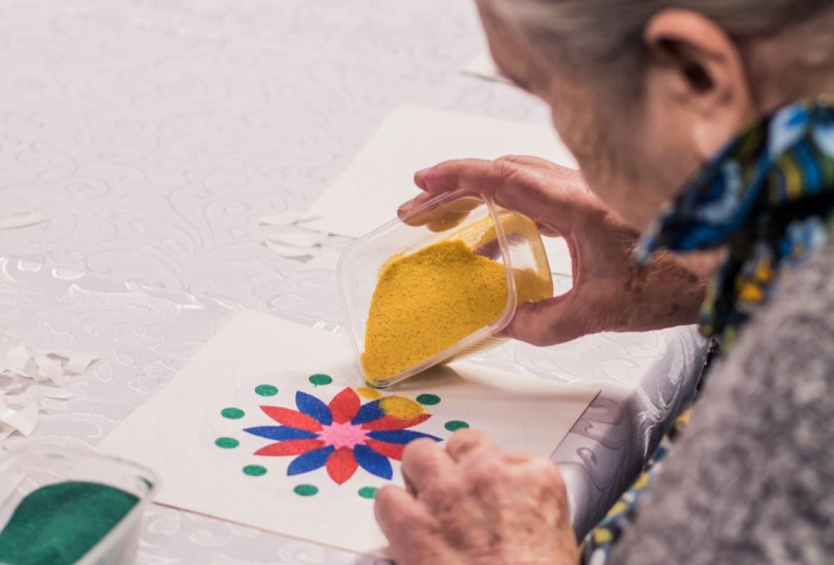 2017 03 12 Smėlio mandala